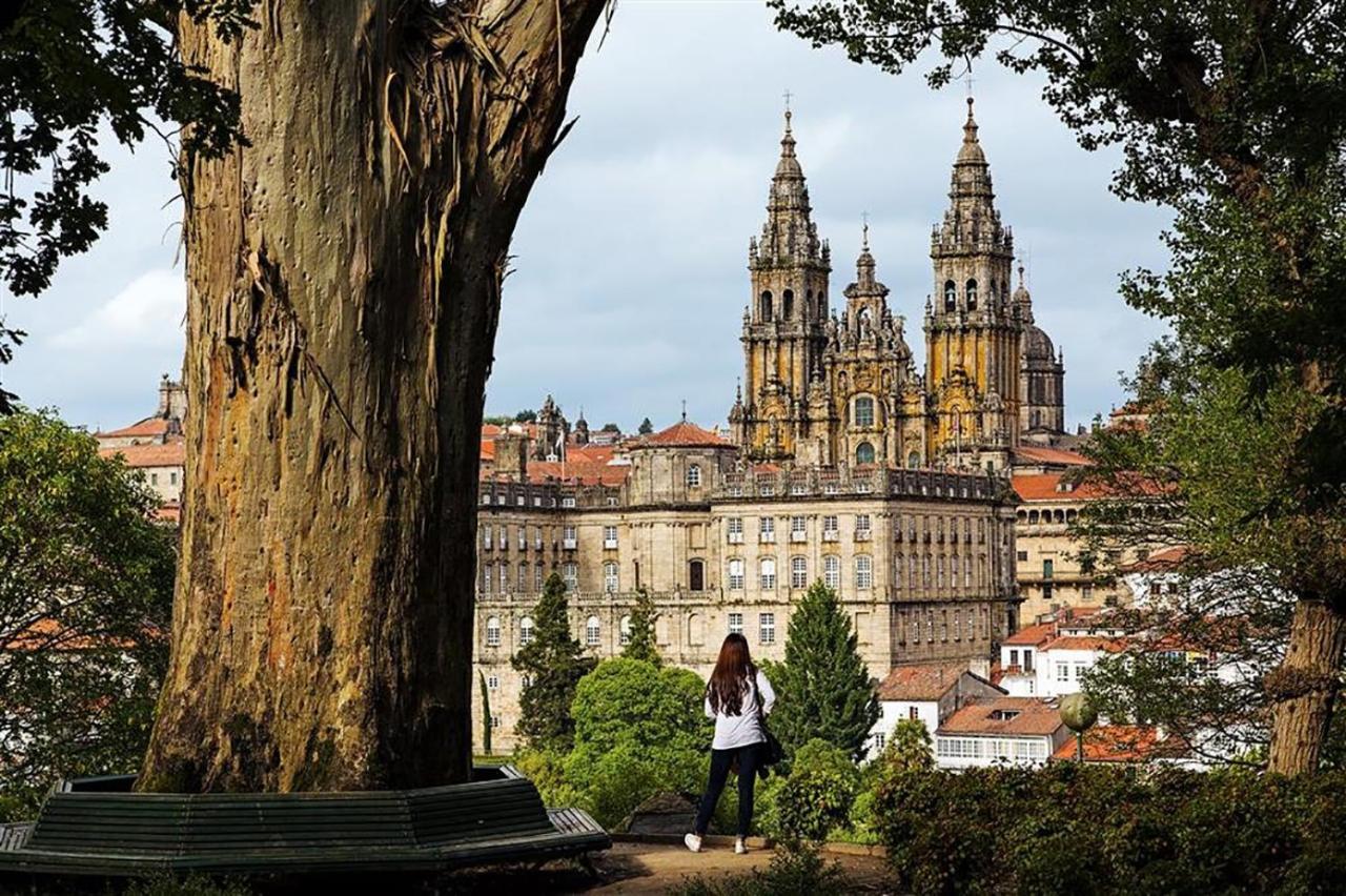 Apartamento De Diseno Centrico Con Terraza Espectacular Santiago de Compostela Exteriör bild